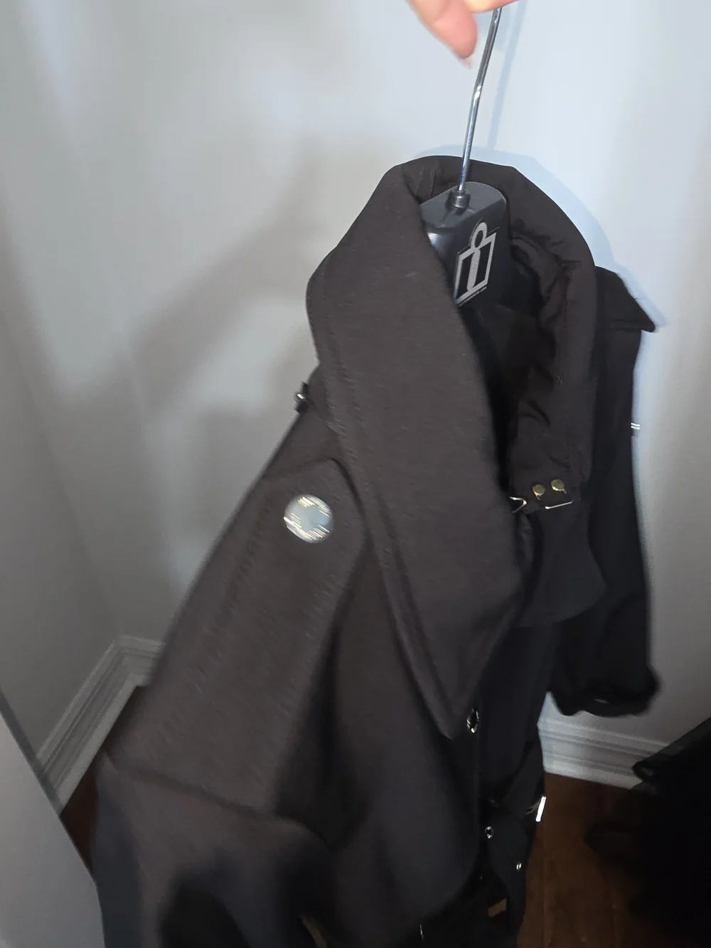 Michael Kors Black Trench Coat with Belt